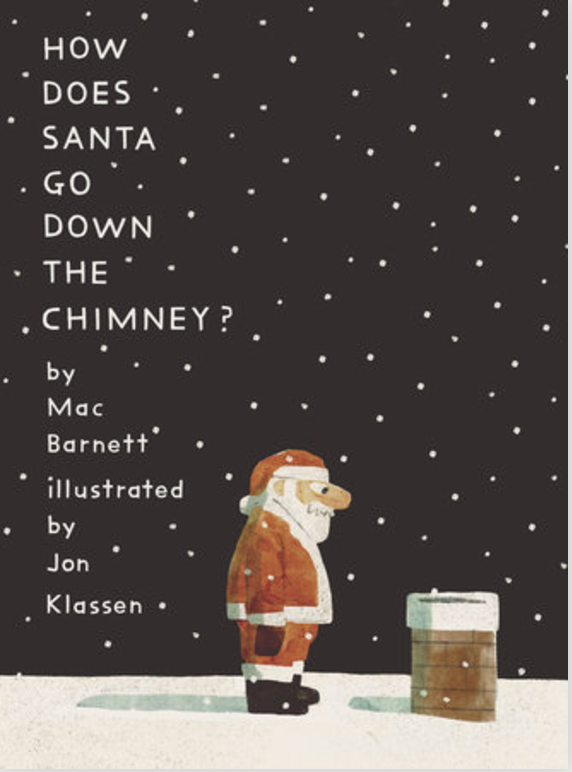 how does santa go down the chimney book