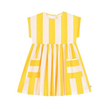 ss stripe pocket dress