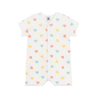 heart print onesie