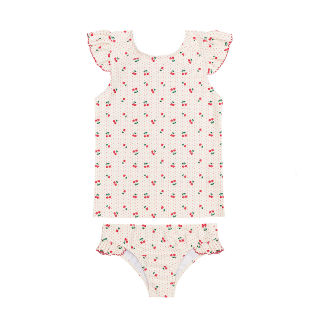 ruffle rashguard set