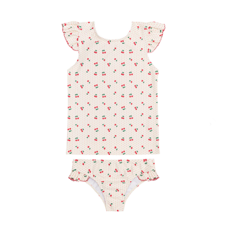 ruffle rashguard set