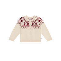 jacquard cardigan