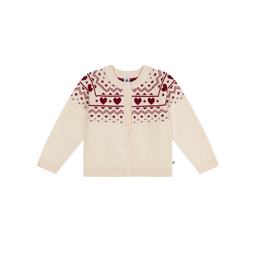 jacquard cardigan