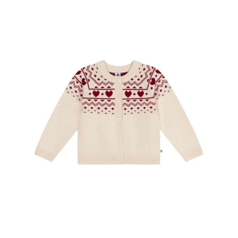 jacquard cardigan