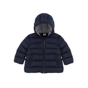 hooded puff jacket