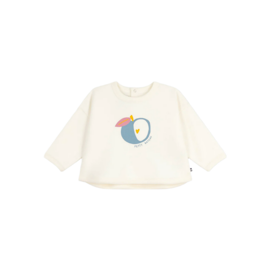 apple graphic sweatshirt