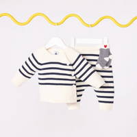 stripe knit set