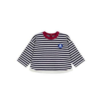boat logo stripe tee