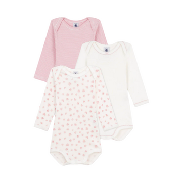 3 pk ls bodysuits