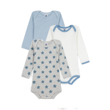 3 pk ls bodysuits