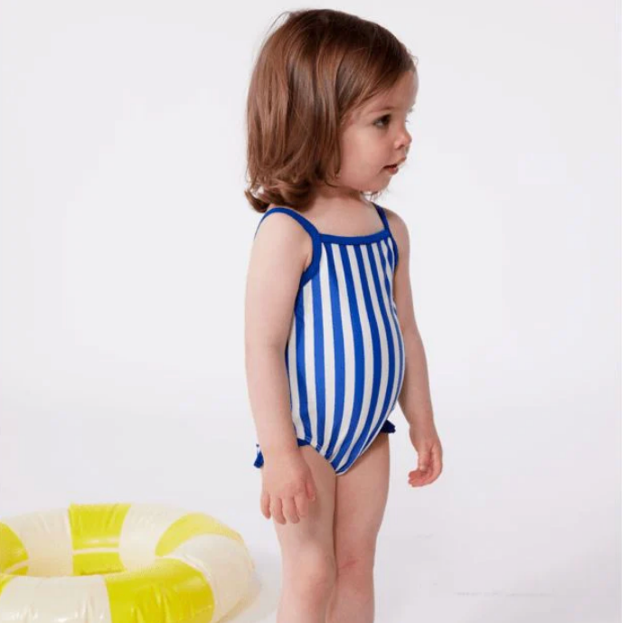stripe swimsuit