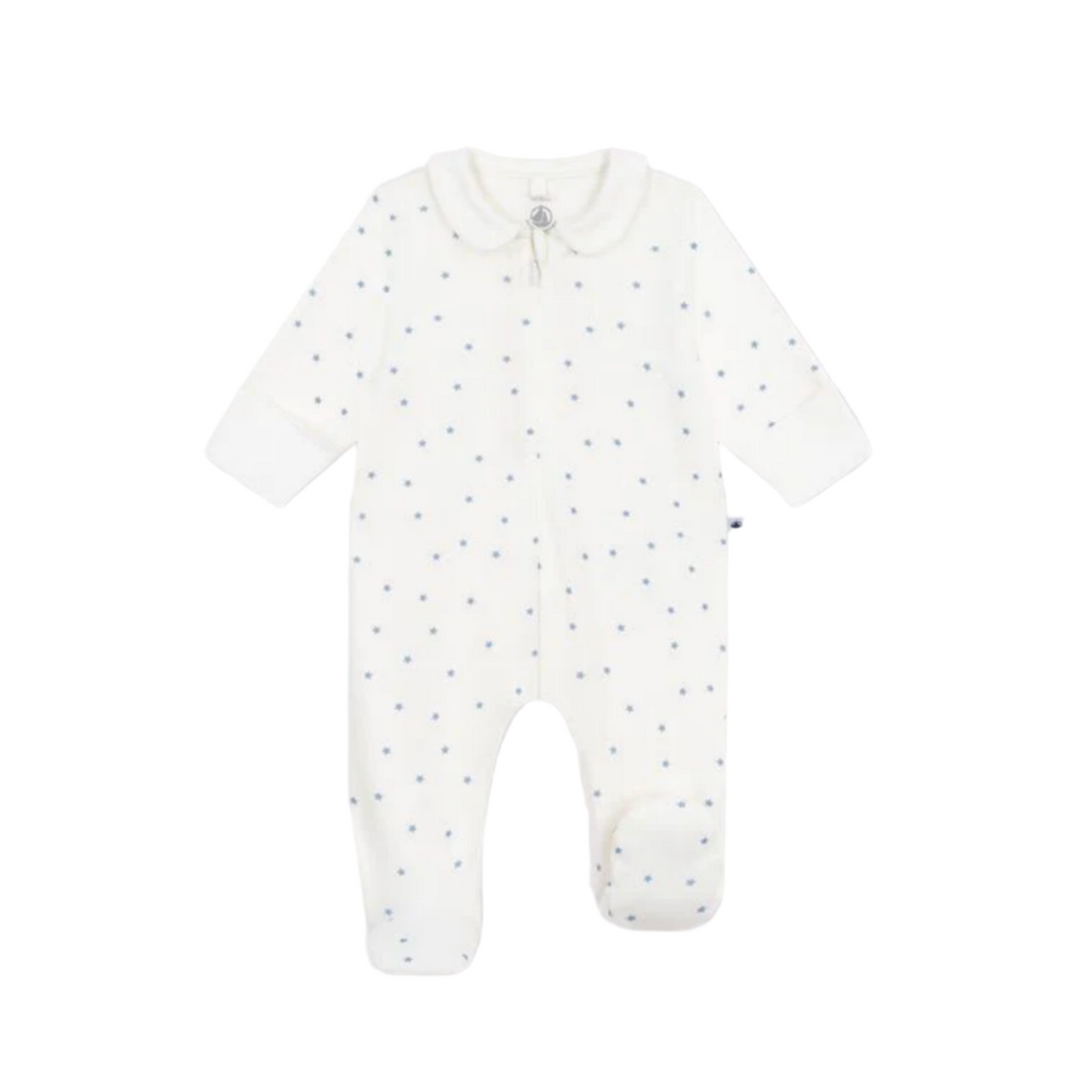 velour star footie