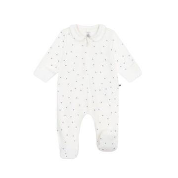 velour star footie