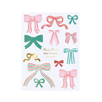 holiday bow stickers