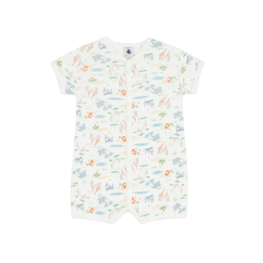 animal print romper