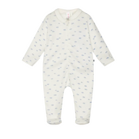 cloud print zip footie