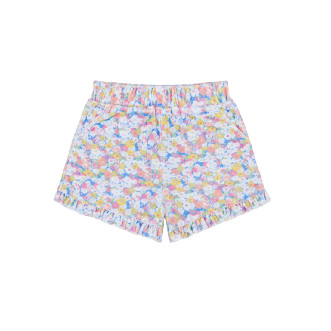 terry ruffle short C