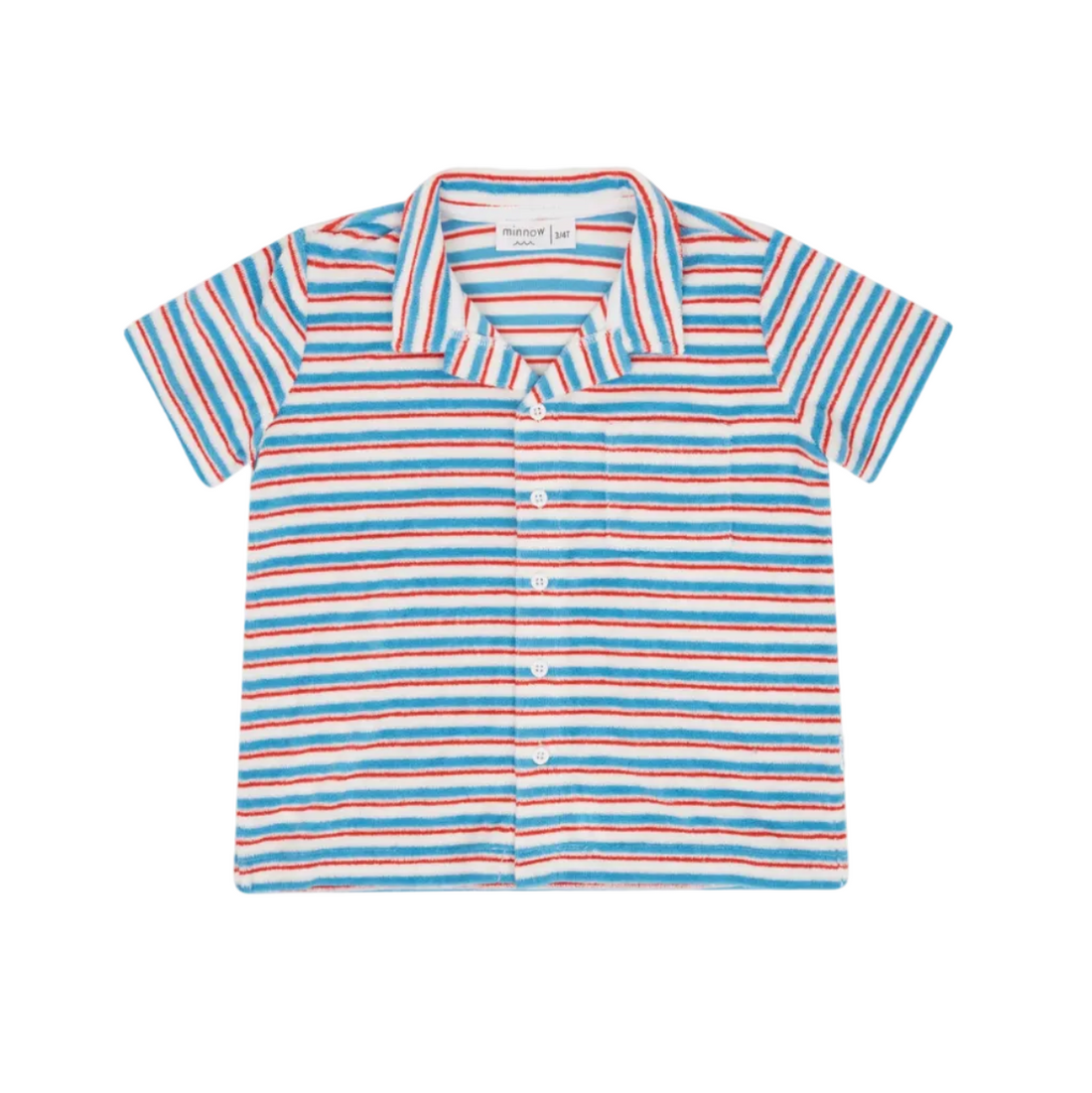 bb terry button up