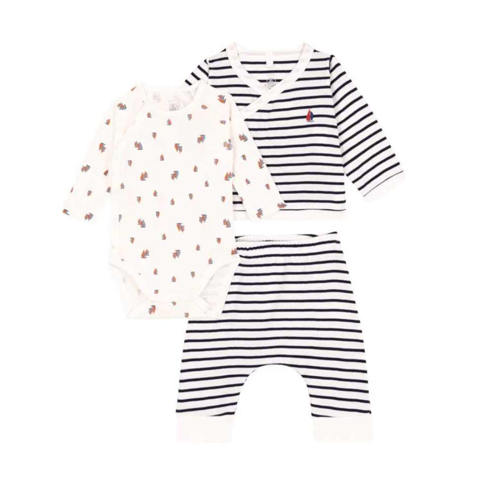 stripe knit set