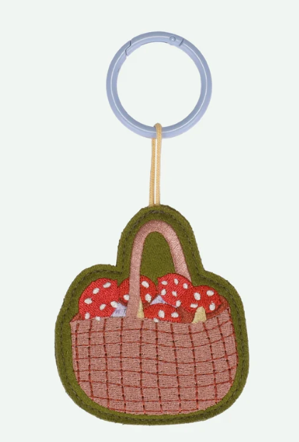 embroidered keychain