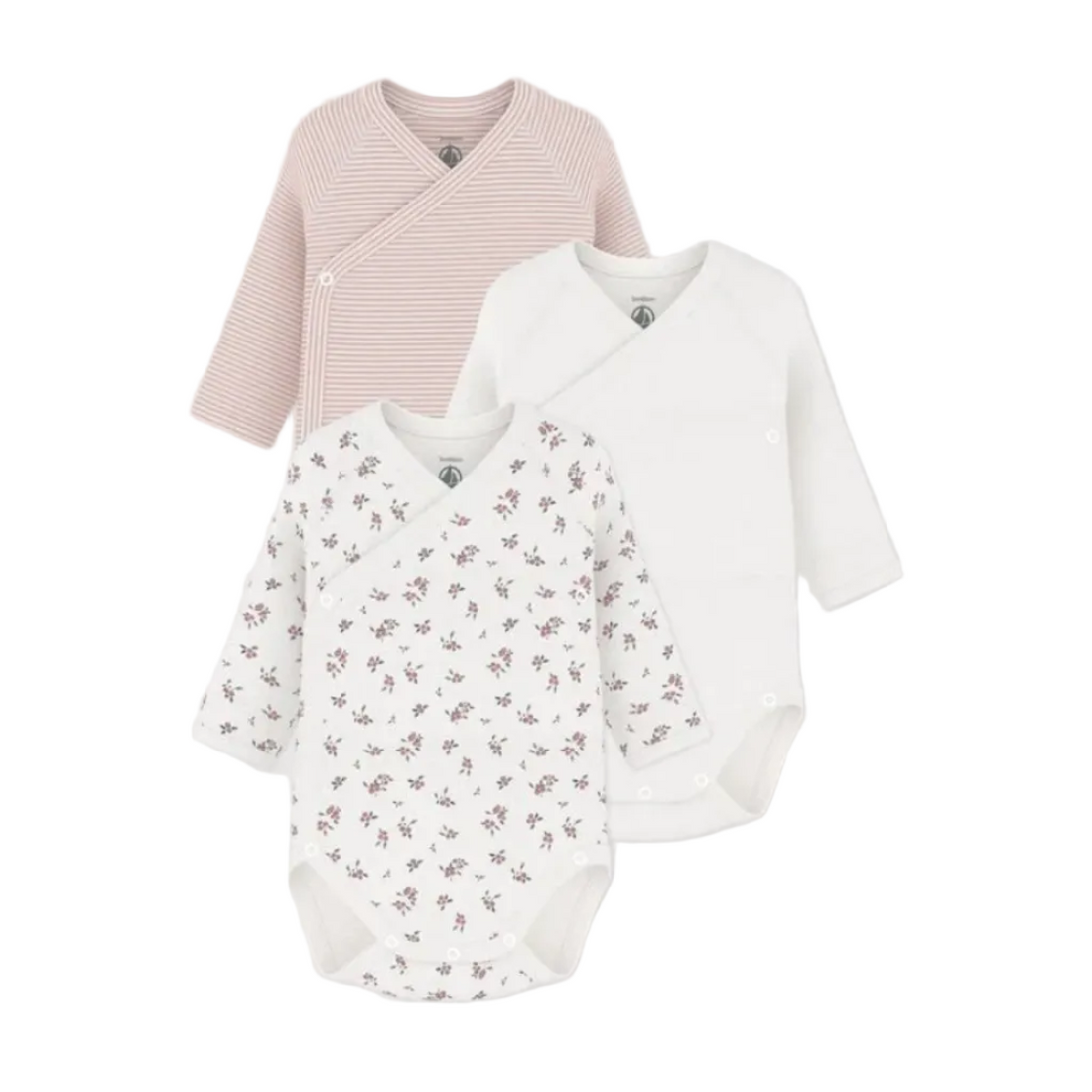 3 pk ls bodysuit