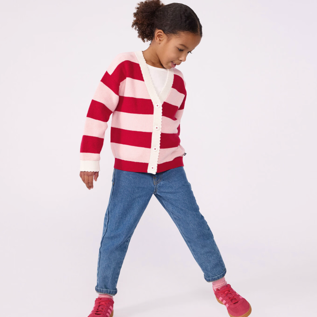 red heart denim pant