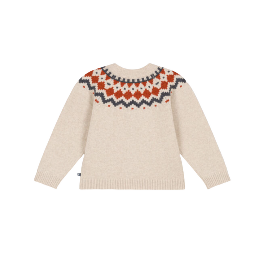 jacquard cardigan