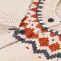 jacquard cardigan