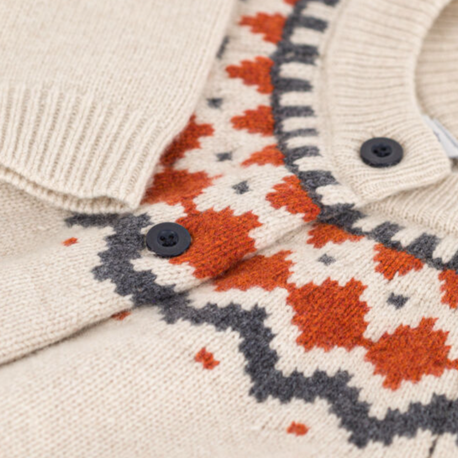 jacquard cardigan