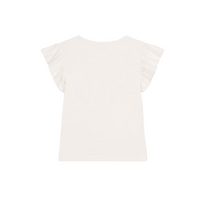 sleeveless ruffle tee