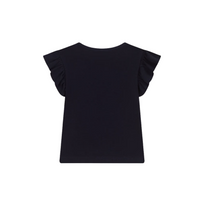 sleeveless ruffle tee