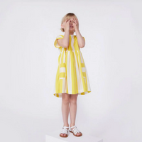 ss stripe pocket dress