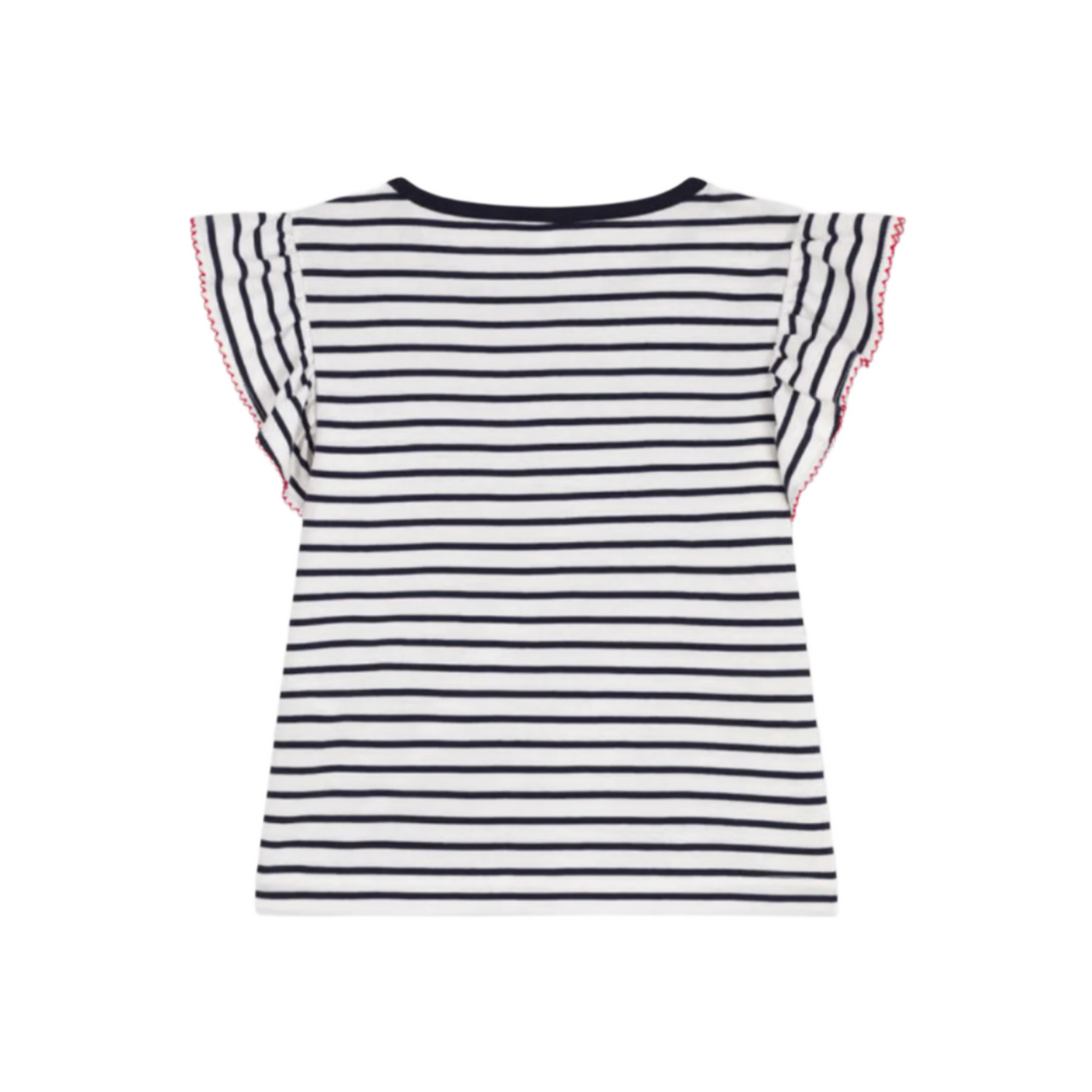 sleeveless stripe tee