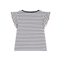 sleeveless stripe tee