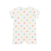heart print onesie