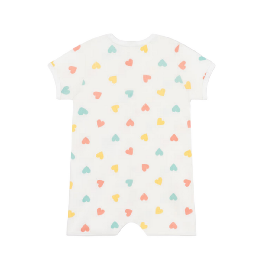 heart print onesie