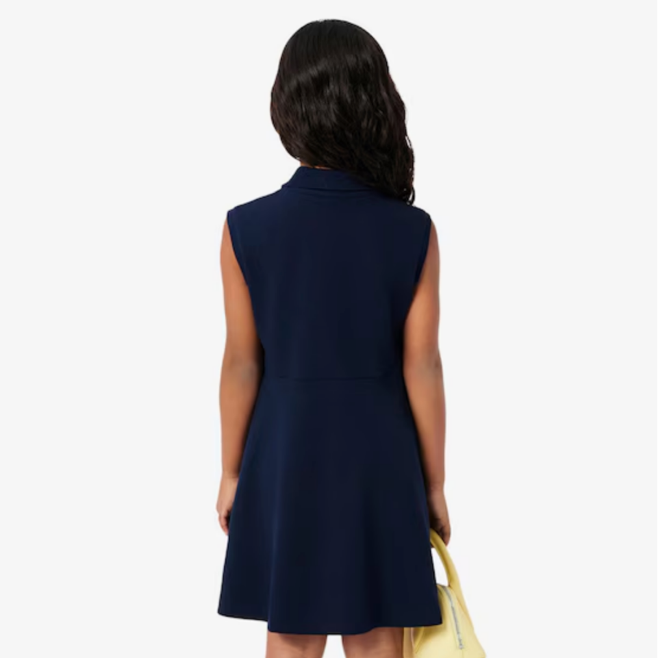 sleeveless polo dress