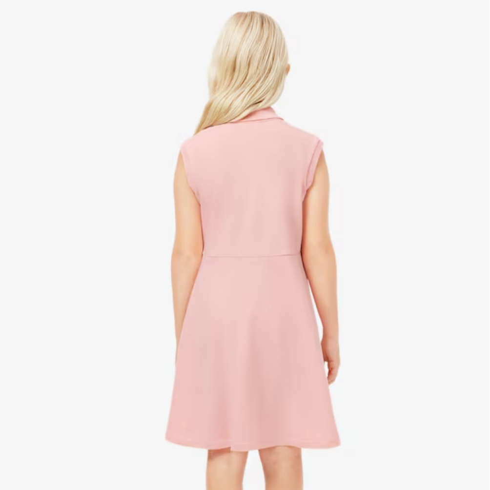 sleeveless polo dress