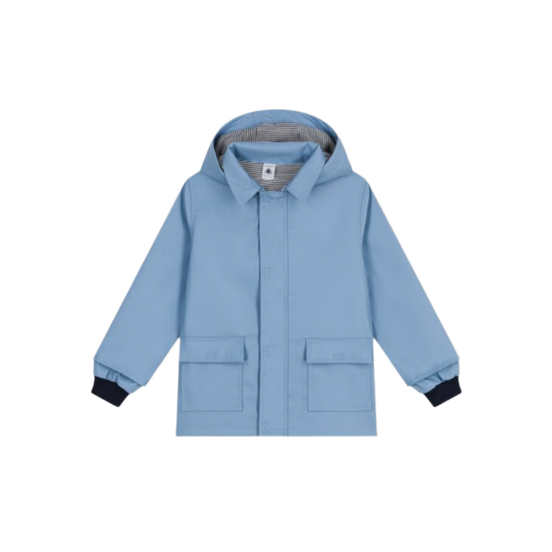 hooded rain coat