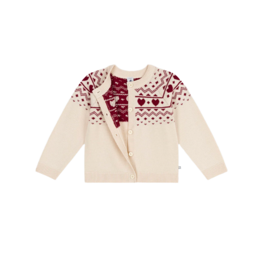 jacquard cardigan