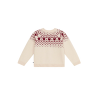 jacquard cardigan