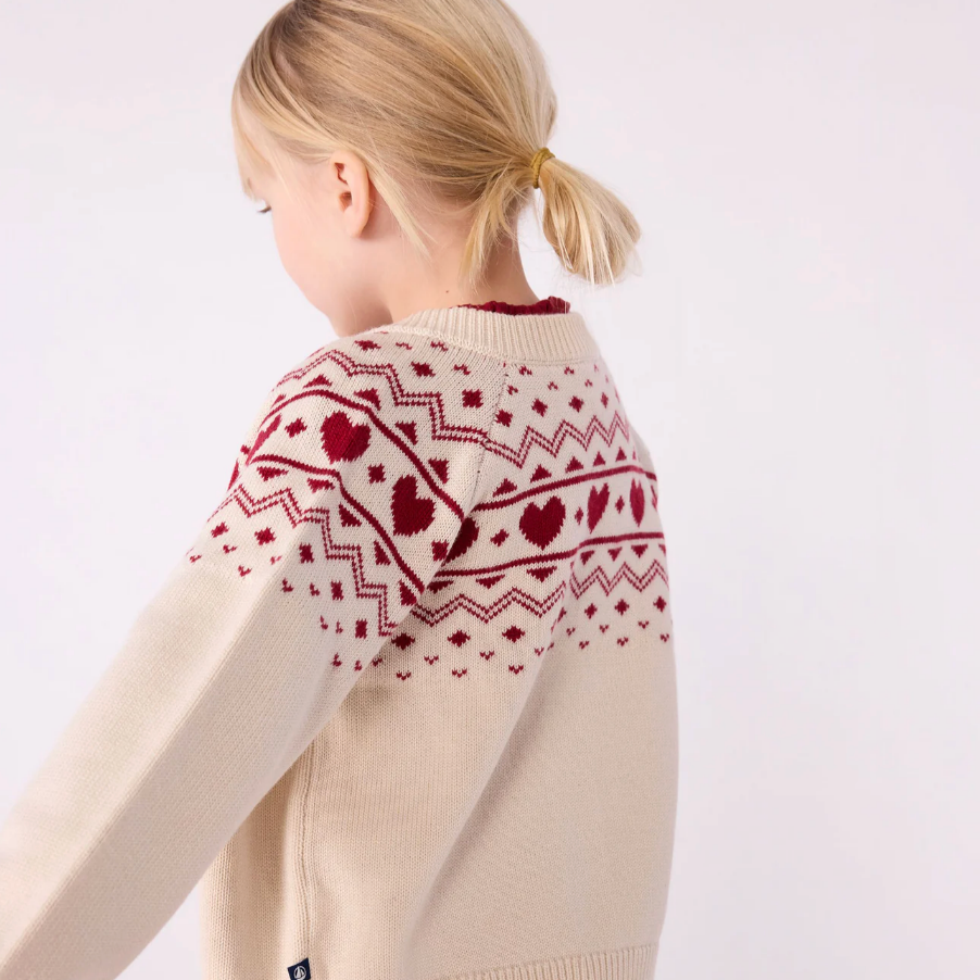 jacquard cardigan