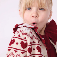 jacquard cardigan