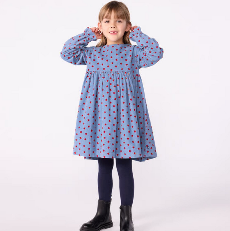 apple corduroy dress