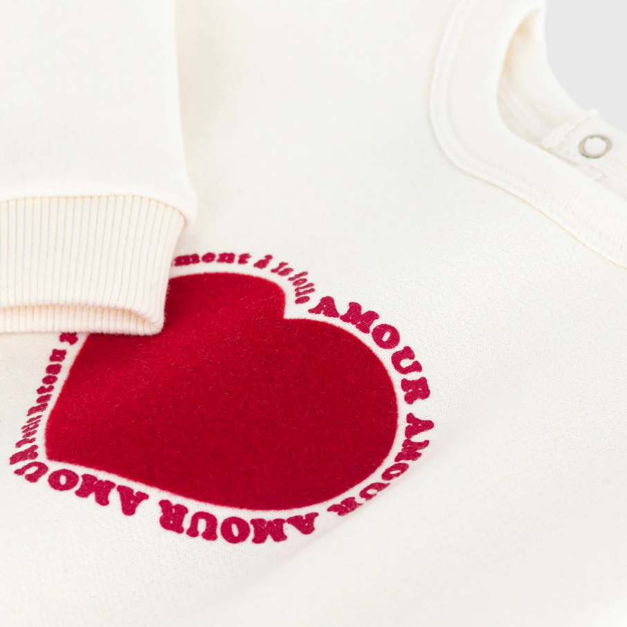 heart sweatshirt