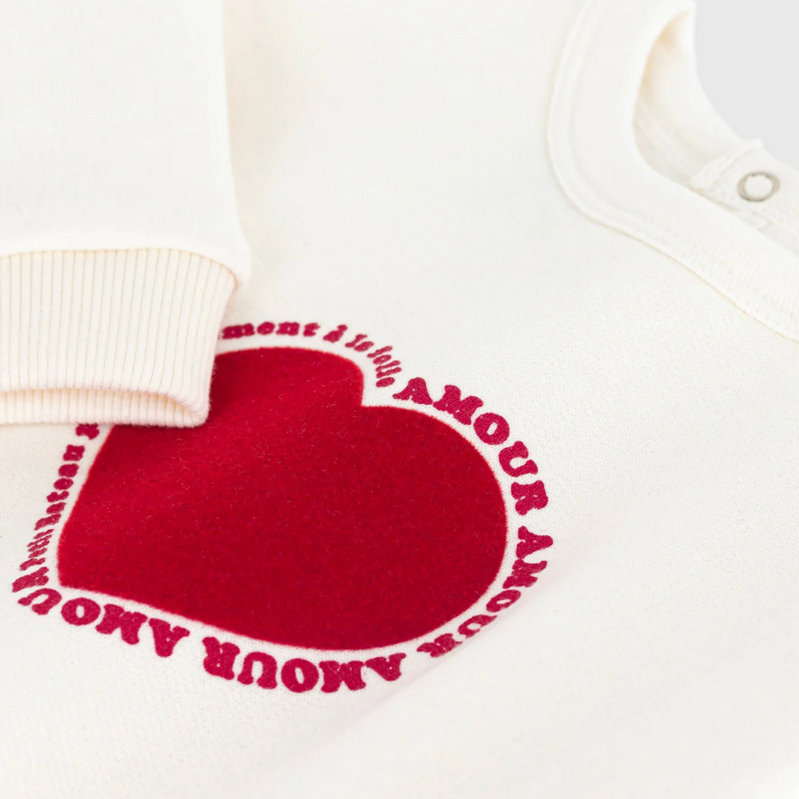 heart sweatshirt