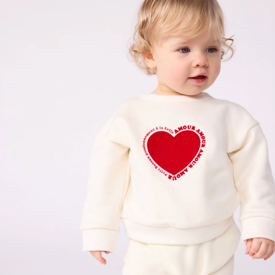 heart sweatshirt