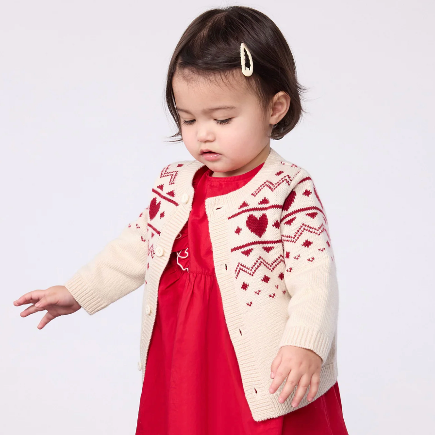heart cardigan