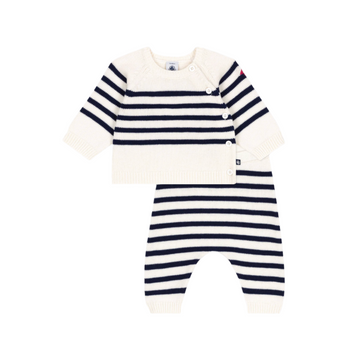 stripe knit set