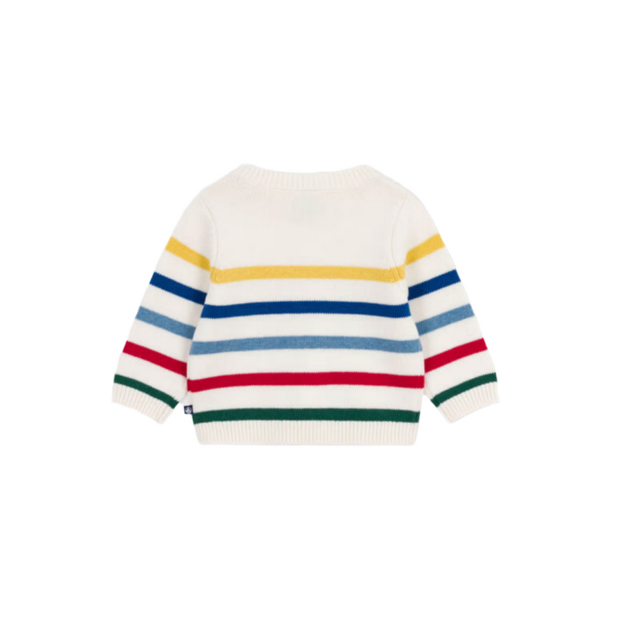 multi stripe sweater